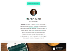 Tablet Screenshot of martinohls.com